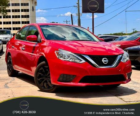 Red 2017 Nissan Sentra SV
