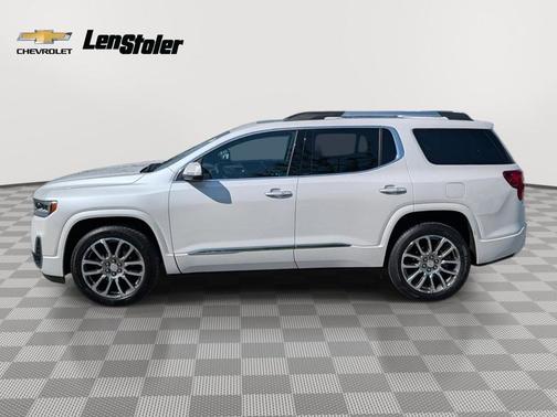 White Frost Tricoat 2023 GMC Acadia Denali