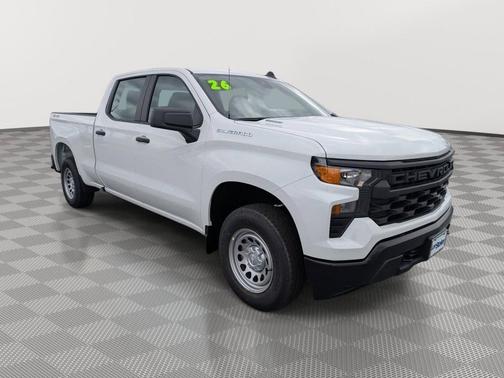 Summit White 2026 Chevrolet Silverado 1500 WT