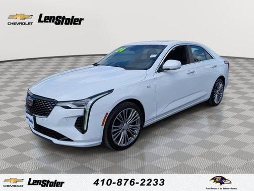 Summit White 2024 Cadillac CT4 Premium Luxury