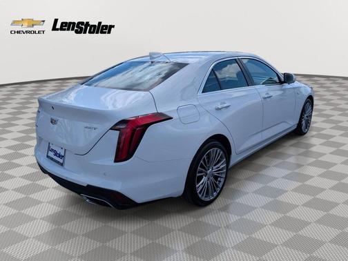 Summit White 2024 Cadillac CT4 Premium Luxury