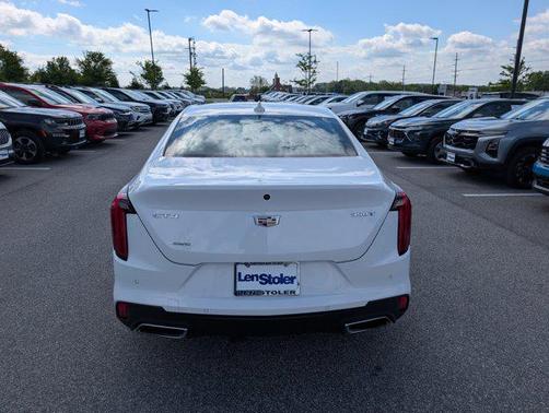 Summit White 2024 Cadillac CT4 Premium Luxury
