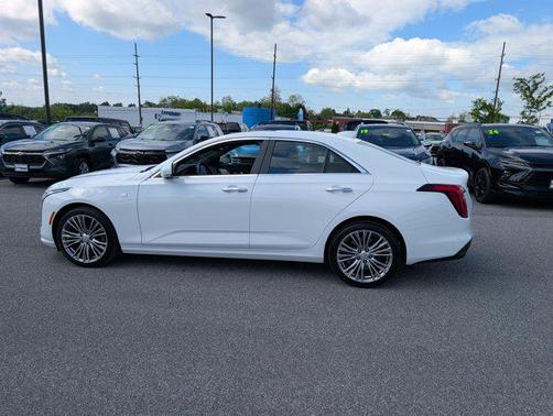 Summit White 2024 Cadillac CT4 Premium Luxury