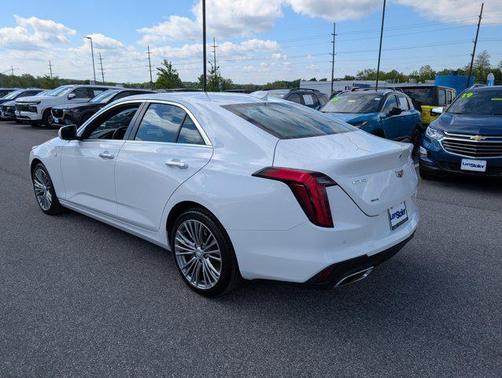 Summit White 2024 Cadillac CT4 Premium Luxury
