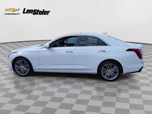 Summit White 2024 Cadillac CT4 Premium Luxury
