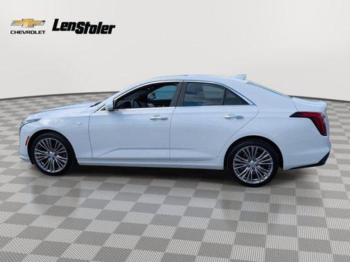 Summit White 2024 Cadillac CT4 Premium Luxury