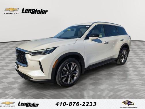 Majestic White 2023 INFINITI QX60 Luxe