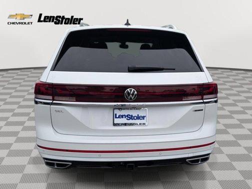 Opal White Pearl 2024 Volkswagen Atlas 2.0T SEL Premium R-Line 4MOTION
