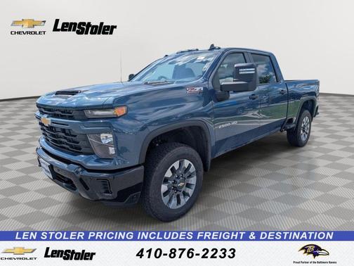 Lakeshore Blue Metallic 2026 Chevrolet Silverado 2500 Custom