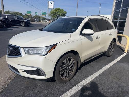 White Diamond Pearl 2017 Acura MDX 3.5L w/Advance Package