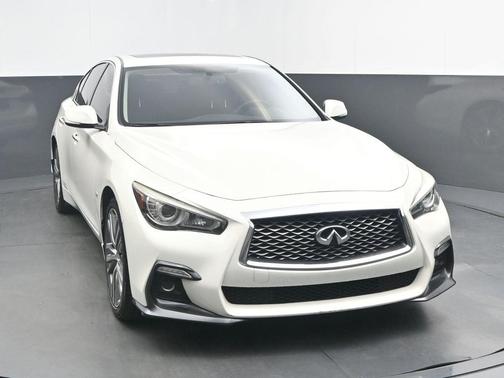Majestic White 2018 INFINITI Q50 3.0t Sport