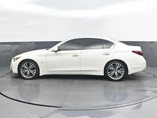 Majestic White 2018 INFINITI Q50 3.0t Sport