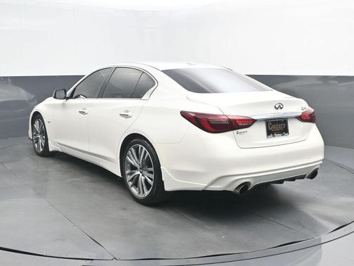 Majestic White 2018 INFINITI Q50 3.0t Sport