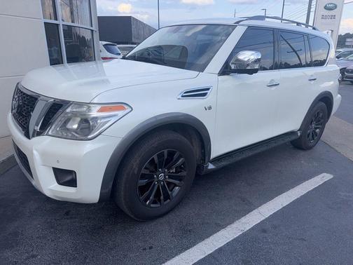 Pearl White 2018 Nissan Armada Platinum