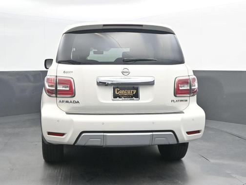 Pearl White 2018 Nissan Armada Platinum