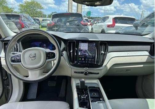 Silver 2024 Volvo XC60 B5 Plus Dark Theme