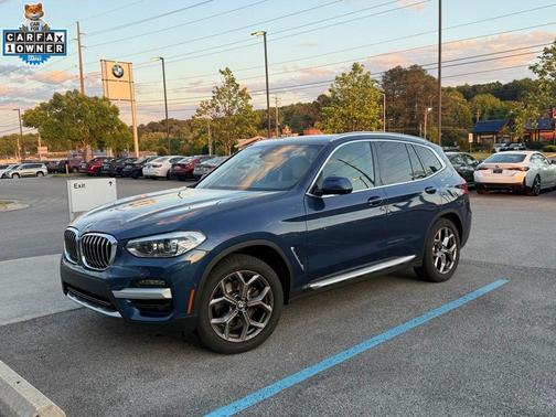 Phytonic Blue Metallic 2021 BMW X3 sDrive30i
