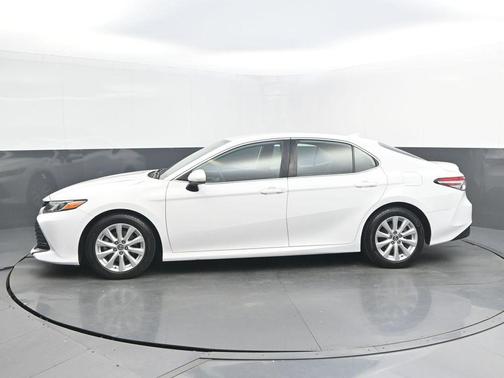 Super White 2019 Toyota Camry LE