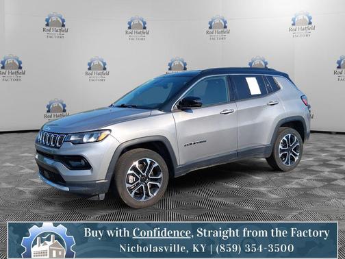 Billet Silver Metallic Clearcoat 2023 Jeep Compass Limited