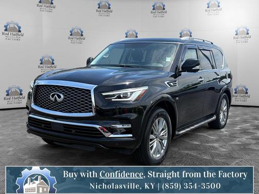 Black Obsidian 2018 INFINITI QX80 Base