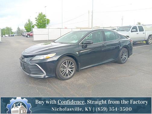 Midnight Black Metallic 2023 Toyota Camry XLE