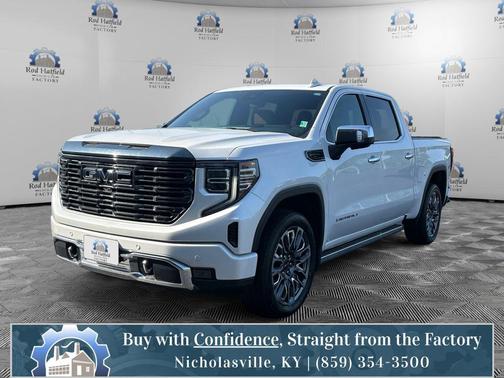 White Frost Tricoat 2023 GMC Sierra 1500 Denali Ultimate