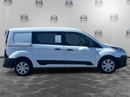 Frozen White 2022 Ford Transit Connect XL Cargo Van