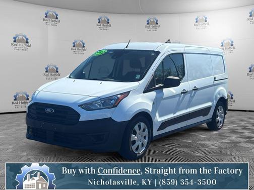 Frozen White 2022 Ford Transit Connect XL Cargo Van