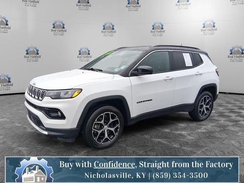 Bright White Clearcoat 2024 Jeep Compass Limited