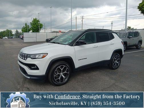 Bright White Clearcoat 2024 Jeep Compass Limited