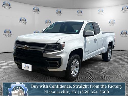 Summit White 2022 Chevrolet Colorado LT