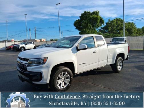 Summit White 2022 Chevrolet Colorado LT