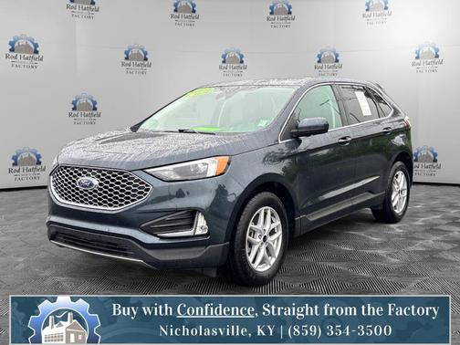 Stone Blue Metallic 2024 Ford Edge SEL