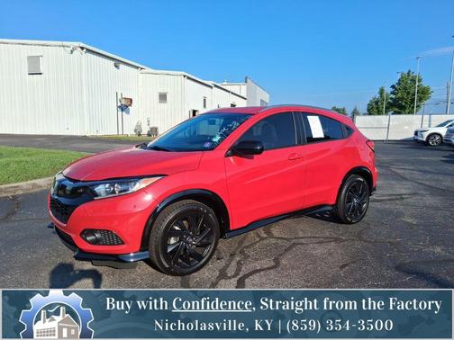 Red 2022 Honda HR-V Sport
