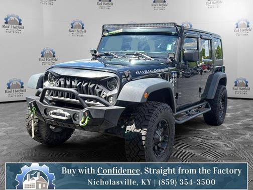 Black Clearcoat 2014 Jeep Wrangler Unlimited Rubicon