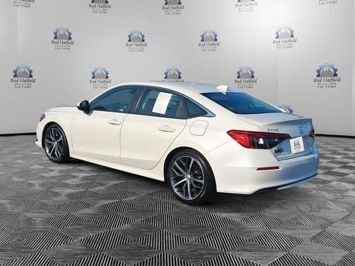 Platinum White Pearl 2024 Honda Civic Touring