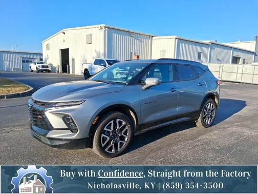 Sterling Gray Metallic 2025 Chevrolet Blazer RS