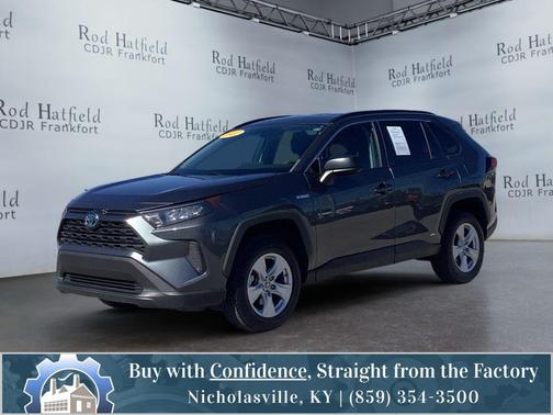 Magnetic Gray Metallic 2021 Toyota RAV4 Hybrid LE