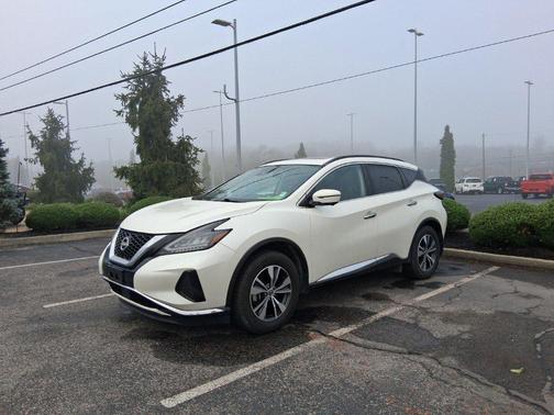 Pearl White Tricoat 2024 Nissan Murano SV Intelligent AWD