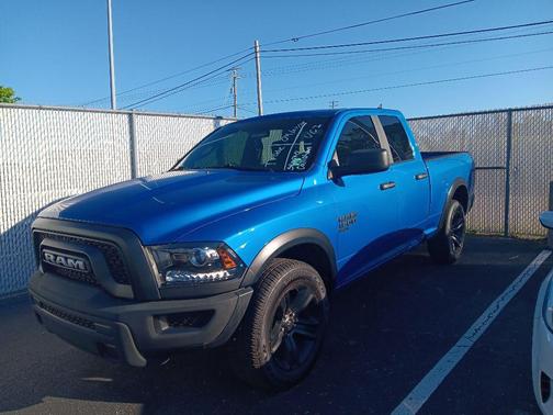 Hydro Blue Pearlcoat 2021 RAM 1500 Classic Warlock Quad Cab 4x4 6'4' Box