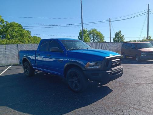 Hydro Blue Pearlcoat 2021 RAM 1500 Classic Warlock Quad Cab 4x4 6'4' Box