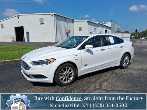 Oxford White 2018 Ford Fusion Energi SE Luxury