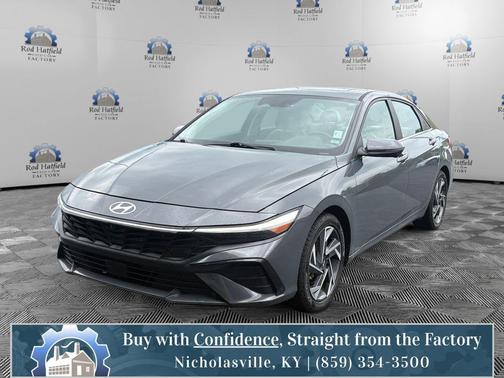 Gray 2024 Hyundai ELANTRA Limited