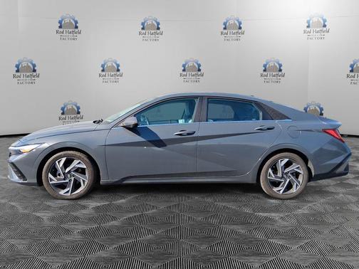 Gray 2024 Hyundai ELANTRA Limited