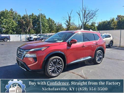 Scarlet 2026 Nissan Rogue Platinum