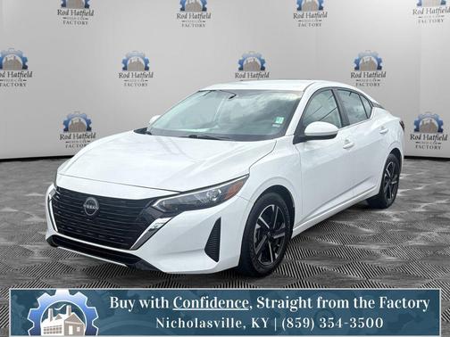 Aspen White 2024 Nissan Sentra SV