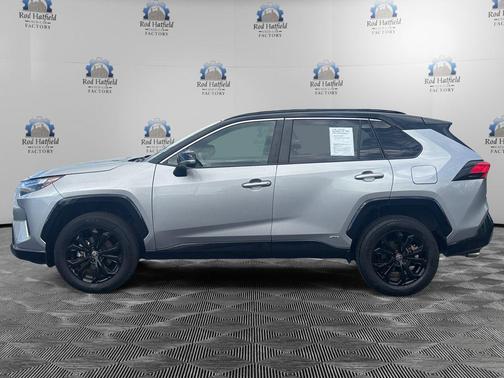 Midnight Black Metallic 2023 Toyota RAV4 Hybrid SE