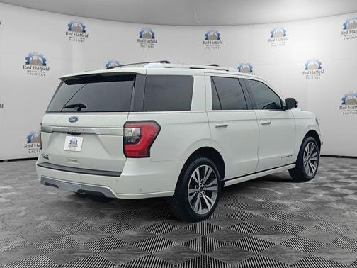 Star White Metallic Tri-Coat 2021 Ford Expedition Platinum