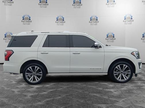 Star White Metallic Tri-Coat 2021 Ford Expedition Platinum