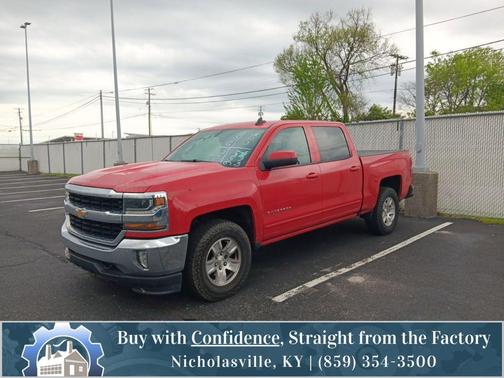 Red 2017 Chevrolet Silverado 1500 1LT